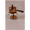 Image 10 : Copper Tea Light Kettle, Decorative Bowl, Small Floral Serving Platter, July Angel Figurine & Glass 