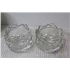 Image 4 : Vintage Shaving Cup w/Chip - (2) Glass Candle Holders - China Holder - China Brush Holder