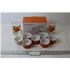 Image 1 : Butter Warmer - (2) Flowered Glasses - (7) Ramekins