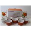 Image 3 : Butter Warmer - (2) Flowered Glasses - (7) Ramekins