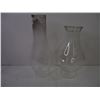 Image 3 : (6) Assorted Oil Lamp Chimneys