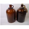 Image 2 : Bright's Glass Jug 1874 and (2) Brown Glass Jugs