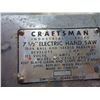Image 2 : Craftsman 7.5" Electric Hand Saw-powers on