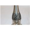 Image 6 : (2) Pewter Vases - East Indian Themed