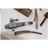Image 5 : Vintage/Antique Spats, Wooden Curler, Moulding (Tongue & Groove)Plainer, Hoof Knife, Blunt Nose Shea