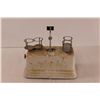 Image 5 : Vintage "The Torsion Balance Co." Butter Fat Enameled Cast Iron Balance Scale - Style 1535 No. C4708
