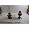 Image 1 : (2) Kerosene Lamps - (1) Shade Doesn't Fit Lamp