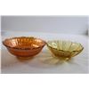 Image 4 : (2) Orange Bowls