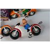 Image 2 : (3) Motorcycle Toys and Flashback Games