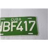 Image 2 : Cuba License Plate