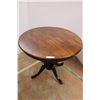Image 1 : *Round Wooden Pedestal Table - 35" Diameter, 29" High