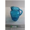 Image 1 : Blue Glass Pitcher
