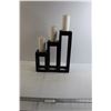 Image 1 : (3) Candles with Candleholders
