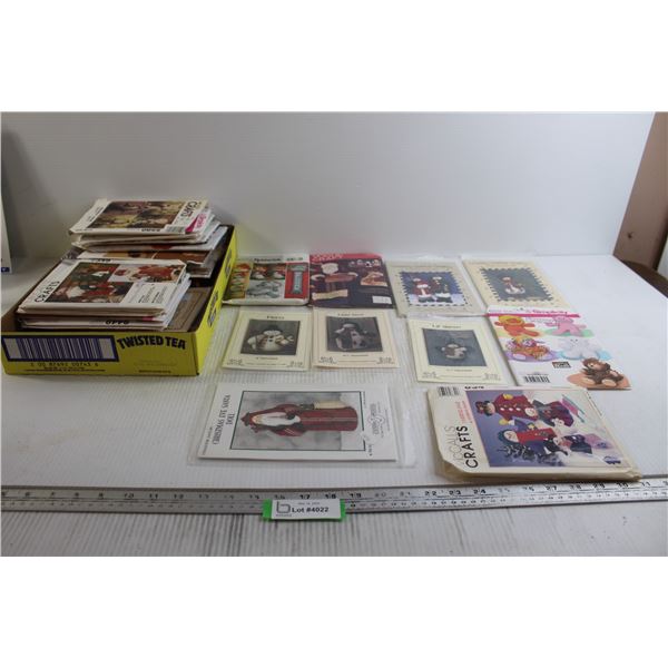 Flat of Assorted Crafting Patterns