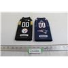 Image 1 : NFL Patriots and Steelers Beer Holders