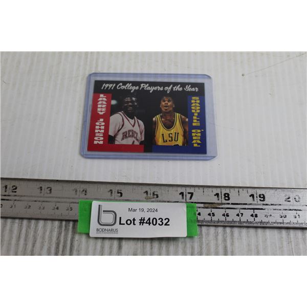 Shaquille O'Neal College Rookie Card