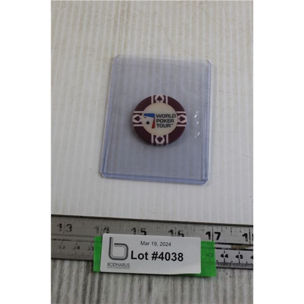 World Poker Tournament Chip from Las Vegas Bellagio