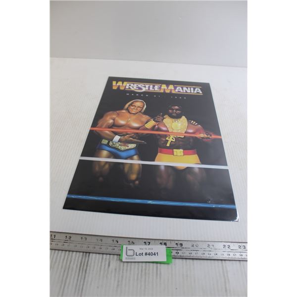 Hogan Mr. T WrestleMania Poster - 12" x 18"
