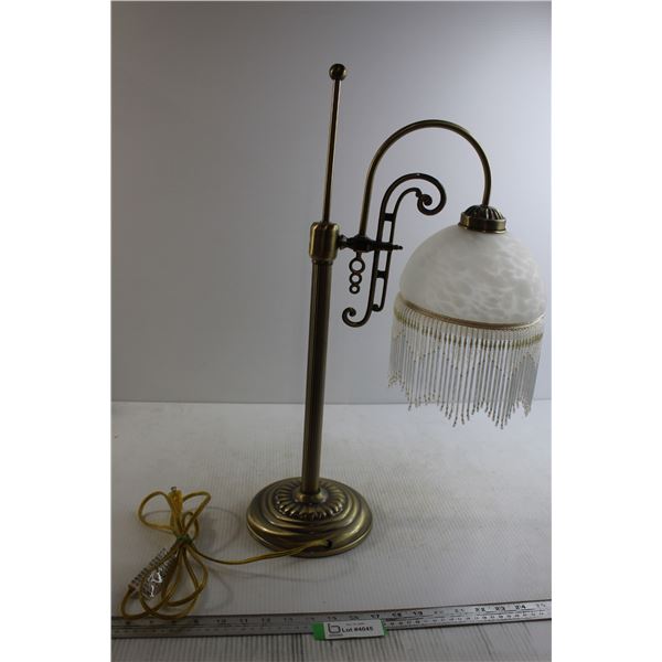 Lamp with Beaded Shade - Untested