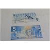 Image 4 : (2) Canadian $5 Bills - 1986, 2002