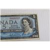 Image 3 : Canadian 1954 $5 Bill