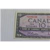 Image 2 : Canadian 1954 $10 Bill