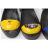 Image 2 : (3) Pair of Steel Toed Slip-on Rubber (Size - M - L - XL)