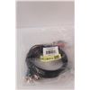 Image 2 : (2) 3FT RCA Audio/Visual Cables - New