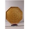 Image 1 : *Wooden Crokinole/Checkers Board w/Pieces