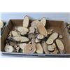 Image 2 : Collection of Wooden Discs for Crafts; Two Loaf Tins