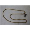 Image 3 : Rope a Dope Gold Plated 4mm Chain 24"