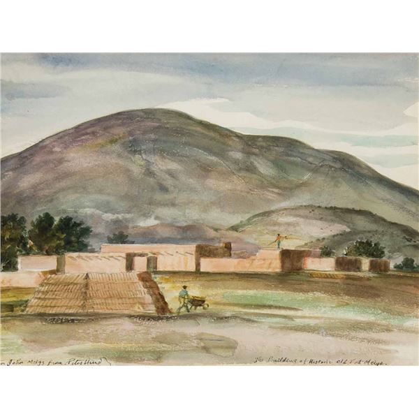 Peter Hurd-The Building of Historic Ft. Meigs