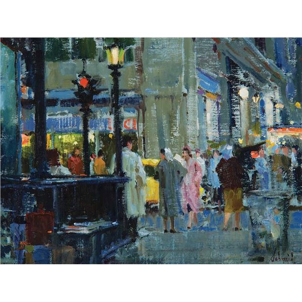 Richard Schmid-NW Corner of 8th & Broadway, Greenwich Village, NY