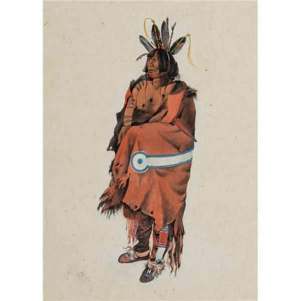 Bodmer Karl (In the manner of)-Pachtüwa-Chtä. An Arrikkara Warrior