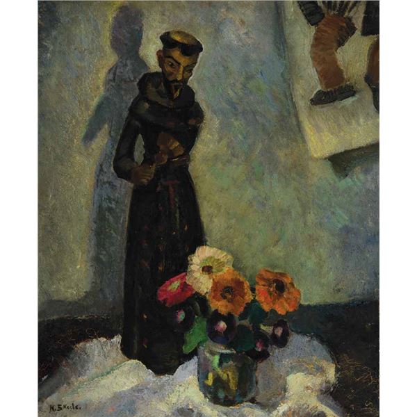 Anna Katherine Skeele-St. Francis and Flowers