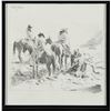 Image 1 : Mark Maggiori-Set of two sketches: Sun & Saddle; Cowboys at Work