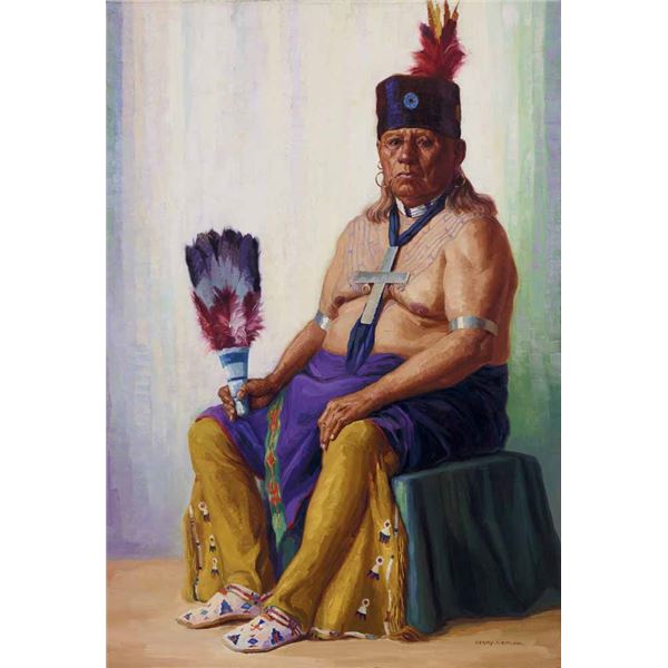 Henry Balink-Portrait of Chief Bacon Rind