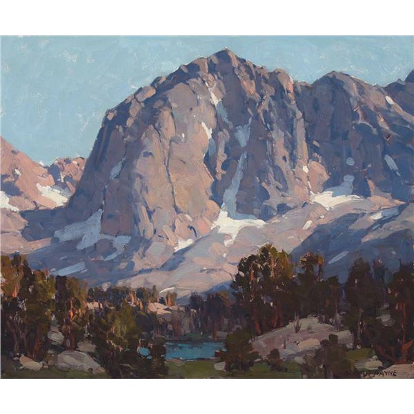 Edgar Payne-Third Lake, Temple Crag, Sierras