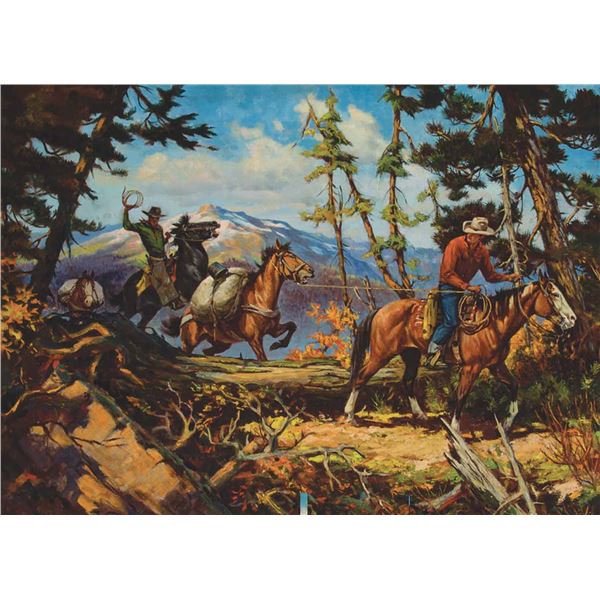 Olaf Wieghorst-Rugged Trail