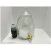 Image 1 : BEE HIVE BEVERAGE DISPENSER GLASS