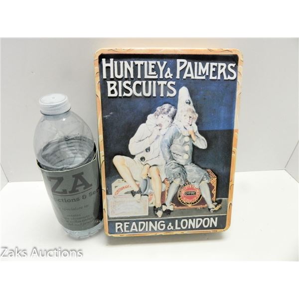 HUNTLEY & PALMERS BISCUITS - READING & LONDON - TIN