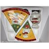 Image 2 : 7 PC PIZZA PLATE SET