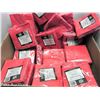 Image 3 : LARGE BOX OF 87 RED PAPER NAPKIN PKGS