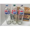 Image 2 : PEPSI COLA BIN WITH 9 VINTAGE PEPSI BOTTLES