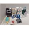 Image 1 : BAG OF MISC NEW ITEMS - INCL DIGITAL METER, CAR SCENTS (LEMON), ETC.