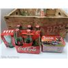 Image 3 : VINTAGE CANADA DRY BOX FILLED WITH VINTAGE COKE BOTTLES, ETC