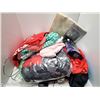 Image 1 : GRAB BOX OF CLEAN CLOTHES AND HALLOWEEN HAIR, ETC