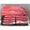 Image 1 : BASKET OF RED - 10 PAPER TABLE CLOTHS AND 10 PKGS OF RED NAPKINS