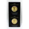 Image 2 : 2 x 1 Gram .9999 Fine Gold 2023 Maple Leaf Coins 