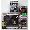 Image 1 : 1 Funko Pop "Album" & 3 Funko "Rocks" 